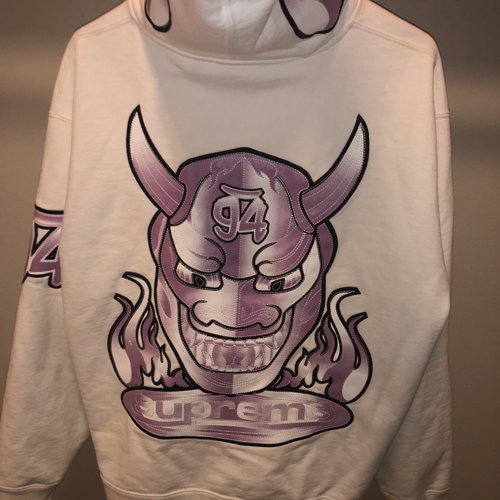 Supreme zip up hoodie